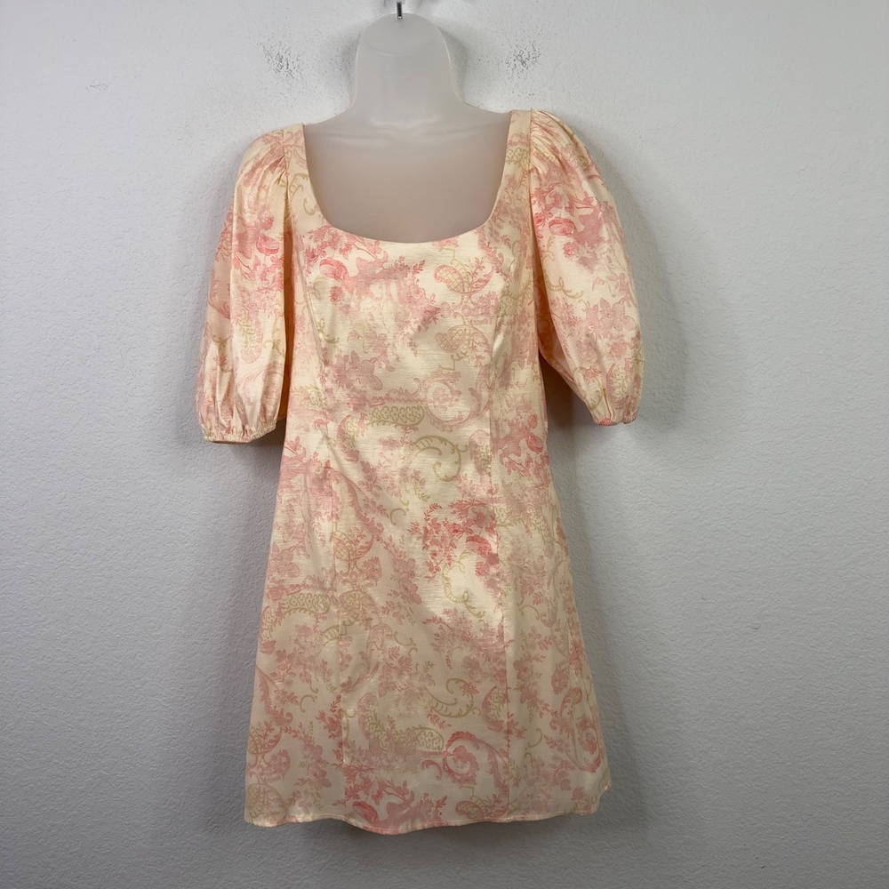 Laura Ashley‎ x Urban Outfitters Dress L Pink Floral Romantic Cottagecore Retro